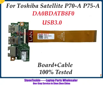 StoneTaskin Hakiki DA0BDATB8F0 Toshiba Satellite P70-A P75-A USB 3.0 LAN Ses Kartı Kablosu İle %100 % Test Edilmiş