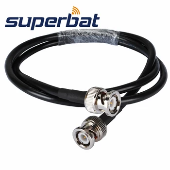 Superbat BNC Fiş Erkek RF Pigtail Kablo KSR195 2 M RF Koaksiyel Kablo için 3G / 4G Kablosuz