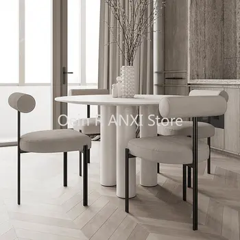 Tasarımcı Mutfak Yatak Odası yemek sandalyeleri İskandinav Dresser Salon Benzersiz Ofis yemek sandalyeleri Lüks Metal Cadeira Ev Mobilyaları WKYZ