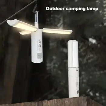 Taşınabilir kamp ışık Manyetik USB Şarj edilebilir 3 aydınlatma Modları kamp feneri Açık led el feneri Çadır Kamp Malzemeleri