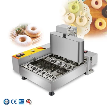 Ticari çörek fritöz makinesi 6-ham mini donut yapma makinesi Makinesi Çörek makineleri kızartma fonksiyonu ile Hamur işleme makinesi