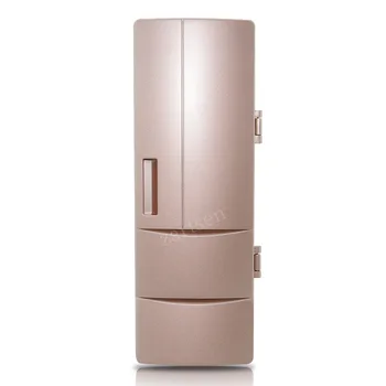 USB Mini Buzdolabı Soğutma Isıtma Taşınabilir PC Dizüstü Araba Buzdolabı Bira Soğutucu İçecek İçecek Kutuları Dondurucu İsıtıcı Soğuk ve Sıcak Kutu