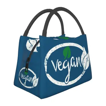 VEGAN Yeşil Tasarım Yalıtımlı Öğle Yemeği Çantaları Çalışma Ofisi için Yeniden Kullanılabilir Termal Soğutucu Bento Kutusu Kadınlar için