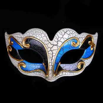 Venedik Topu Maskeleri Üst Çatlak Yarım Yüz maskeli balo maskesi Cadılar Bayramı Tema Parti Cosplay Maske Dans Makyaj Sahne CKI86 Yeni