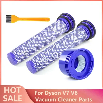 Yedek Dyson V8 Ön Filtre + HEPA Sonrası Filtre, uyumlu Dyson V7 V8 Hayvan Mutlak Akülü Vakum