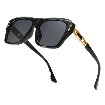 Yeni Kare Güneş Gözlüğü Erkekler Vintage Marka Tasarım güneş gözlüğü Kadın UV400 Shades Gözlük Gafas de sol