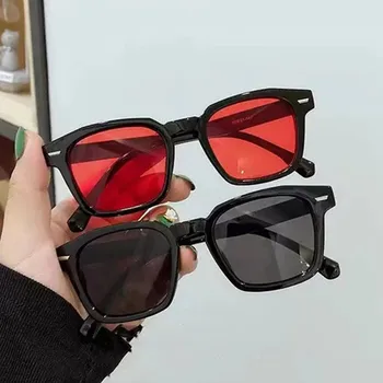 Yeni Kare Vintage Güneş Gözlüğü Kadın Erkek Moda Tasarım Retro güneş gözlüğü Kadın Shades Gözlük Kedi Gözü Rahat Gözlük UV400