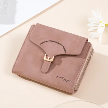 Yeni Küçük Vintage Kadınlar küçük cüzdan Bayan PU Kız Purch Bozuk para cüzdanı Kart Paketi Kişiselleştirilmiş Çanta