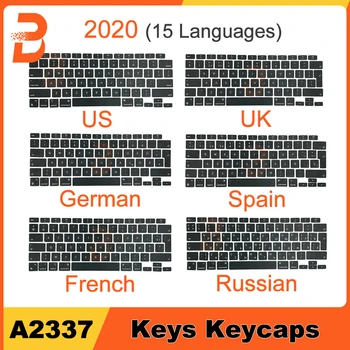 Yeni Laptop Keycaps ABD İNGİLTERE Rus Fransız İspanya Düzeni Macbook Air 13 İçin