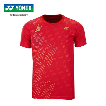 Yeni Varış Yonex badminton forması Lin Dan Tarzı Spor kısa kollu erkek t-shirtleri 16419ldcr