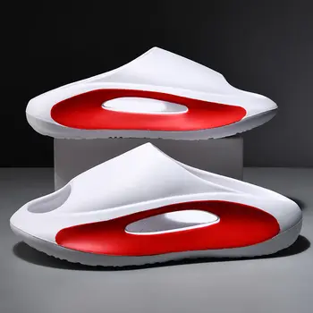 Yeni Yaz Sneaker Terlik Kalın Alt Platformu Slaytlar Yumuşak EVA Hollow Unisex Spor Sandalet Rahat plaj ayakkabısı