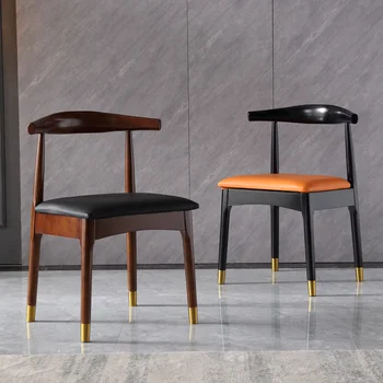 Yerden Tasarruf Sağlayan yemek sandalyeleri Modern katı ahşap Minimalist Benzersiz Ofis mutfak sandalyesi Cep Cadeira İtalyan Mobilya YYY30XP
