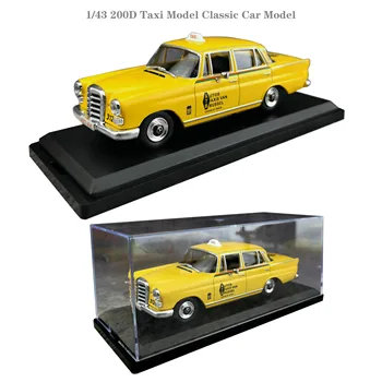Özel Teklif 1/43 200D Taksi Modeli Klasik Araba Modeli Alaşım simülasyon bitmiş ürün modeli