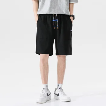 2023 Harajuku Erkekler Streetwear Yaz Jogger Gevşek Elastik Bel Hip Hop Şort Gençlik Yüksek Kalite Dropshipping