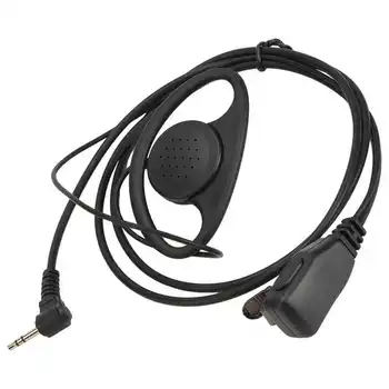 Walkie Talkie Kulaklık Galvanik Süreci 1 Pin 2.5 mm İki Yönlü Telsiz Kulaklık Motorola Walkie Talkie için sıcak