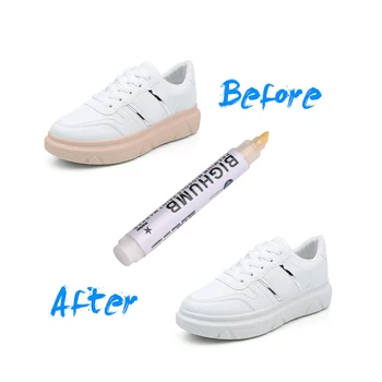 BIGTHUMB Premium Orta Taban boya kalemi Sneaker Yenilemek Onarım Kalem spor ayakkabı Beyazlatma Kalem Hızlı Kuruyan Taşınabilir Ayakkabı Temizleyici