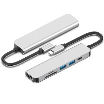 C tipi 4K HDMI Uyumlu USB C 3.0 2.0 Dock SD TF Kart Okuyucu Adaptörü İçin MacBook Samsung S21 S22 Dex Xiaomi 10 HDTV