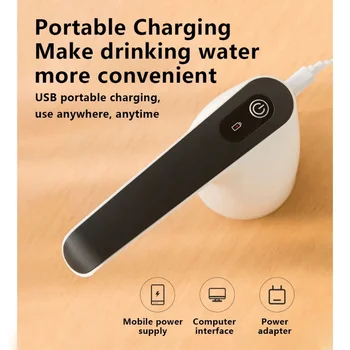 Elektrikli su sebili Akıllı USB Şarj Taşınabilir namlulu su otomatik pompalama cihazı şarj su pompası akıllı pompa