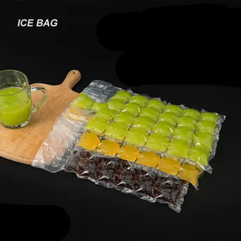levhalar kalınlaşmış tek kullanımlık soğutucu çanta piknik sızdırmaz kilitli torbalar taşınabilir 24 ızgara kalıp dondurma huni ile