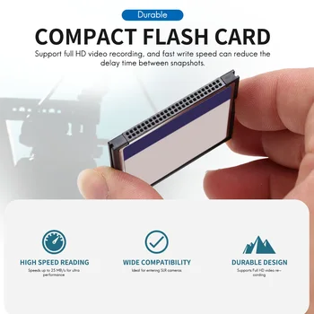 Profesyonel 4GB Kompakt Flash Bellek Kartı (Beyaz ve Mavi)