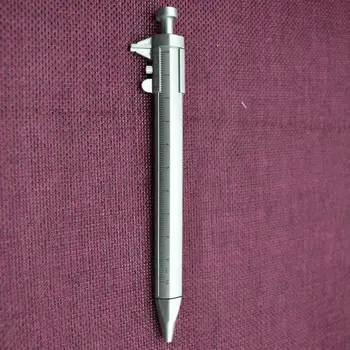10 Adet Şık Yazma Kalem Kaliper Taşınabilir Esnek Zarif Kaliper Tükenmez kalem Sınıf Tükenmez Kalem