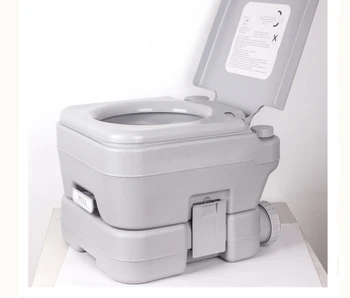 10L taşınabilir tuvalet hastane ve ev kullanımı çıkarılabilir kolay kullanım tuvalet plastik banyo