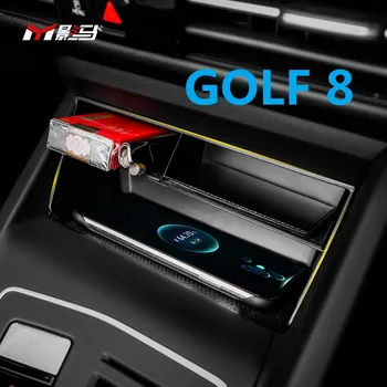 Volkswagen Golf 8 için MK8 golf8 özel kol dayama kutusu saklama kutusu rline takılı parçaları iç dekorasyon ürünleri depolama