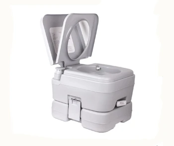 10L taşınabilir tuvalet hastane ve ev kullanımı çıkarılabilir kolay kullanım tuvalet plastik banyo