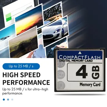 Profesyonel 4GB Kompakt Flash Bellek Kartı (Beyaz ve Mavi)