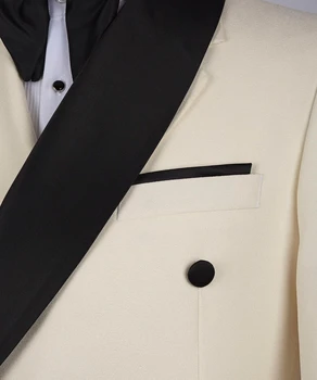 Yeni Moda Erkek Takım Elbise Özel 2 Adet Blazer Pantolon Bir Düğme Doruğa Yaka Moda İnce İş Düğün Artı Boyutu Özel